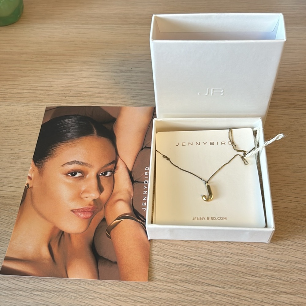 Jenny Bird Monogram Necklace - J